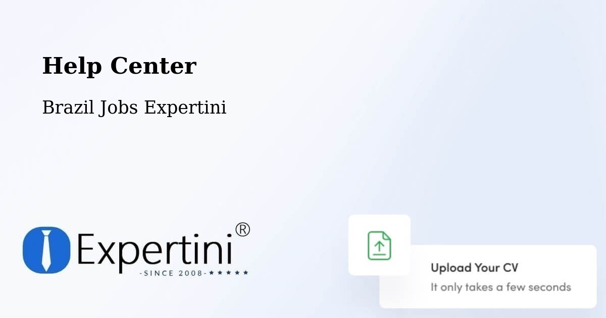 Help Center – Garuva - Brazil Jobs Expertini
