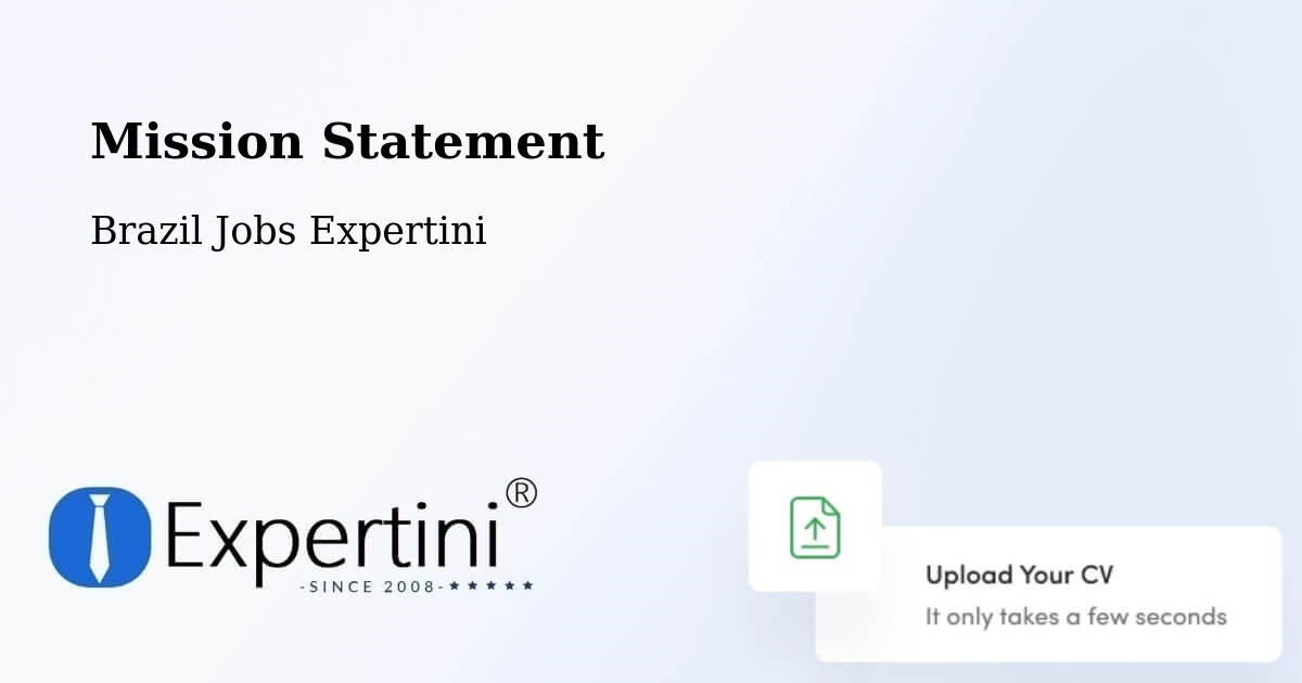Corporate Mission – Garuva - Brazil Jobs Expertini